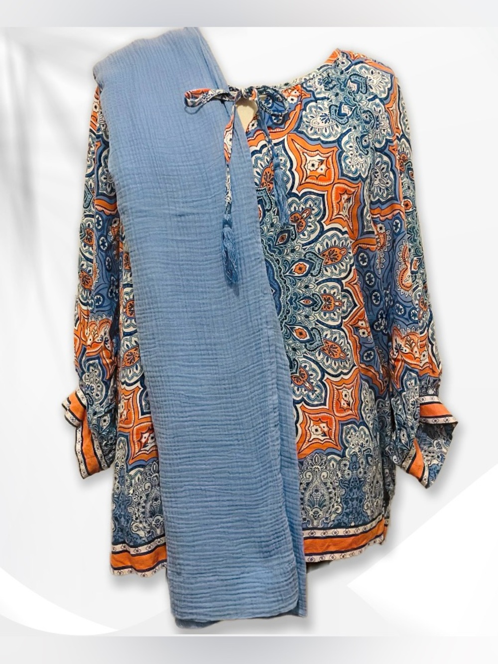 Coordinating Bundle Outfit Ruby Rd Top and Shade and Shore Pants XL